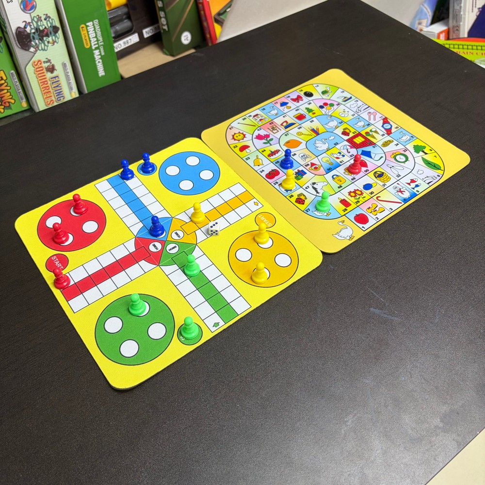 Board Game Ludo - Zestaw gier planszowych Ludo i Swan,