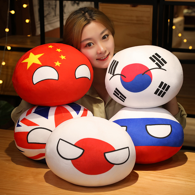 Board Game Yokohama - 10-40cm Kawaii Countryball Pluszowa zabawka Wypchana