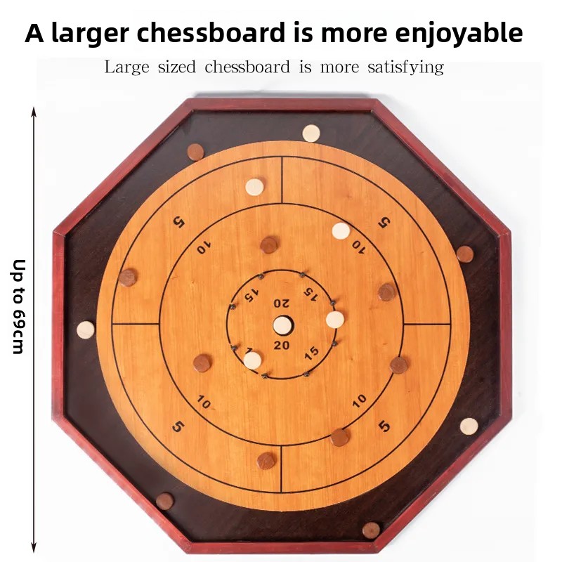 Drewniana plansza do Crokinole – Board Game Vantage recenzja i cena