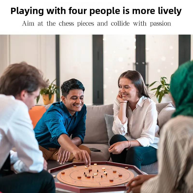 Drewniana plansza do Crokinole – Board Game Vantage recenzja i cena