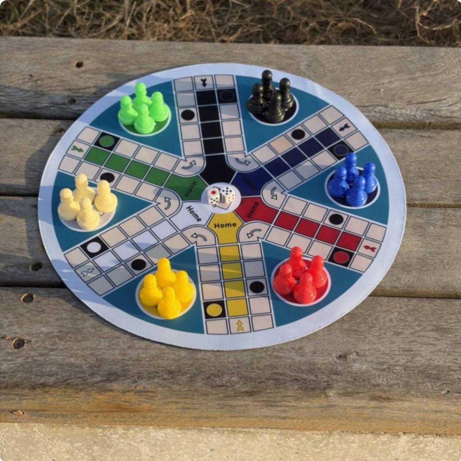 Składana mata do gry w szachy  – Board Game Ludo recenzja i cena
