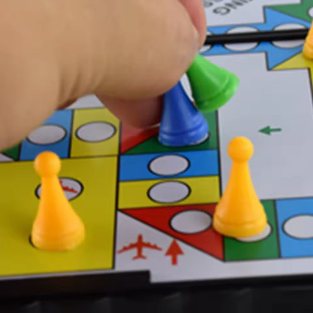 Składany magnetyczny zestaw do – Board Game Ludo recenzja i cena