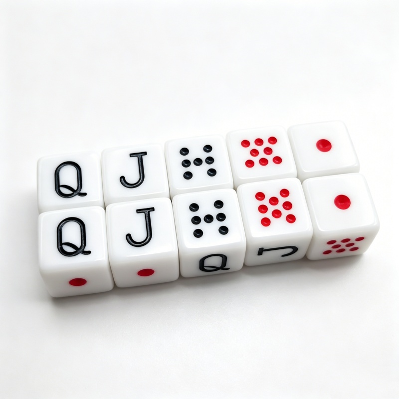 10Pcs/set 16mm Poker Dice Game – Board Game Ludo recenzja i cena