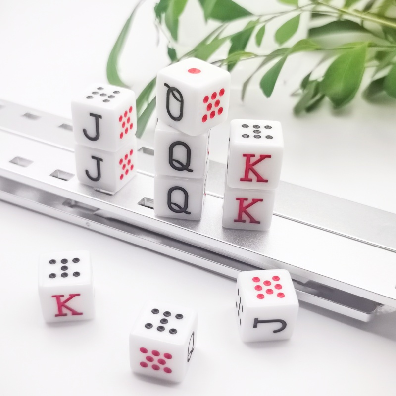 10Pcs/set 16mm Poker Dice Game – Board Game Ludo recenzja i cena