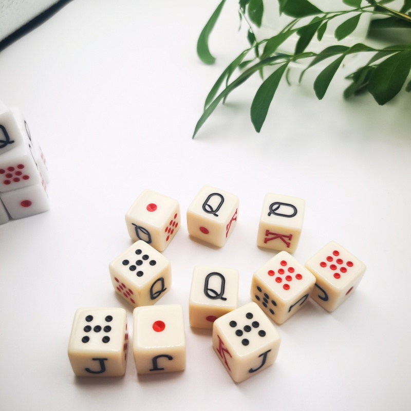 10Pcs/set 16mm Poker Dice Game – Board Game Ludo recenzja i cena
