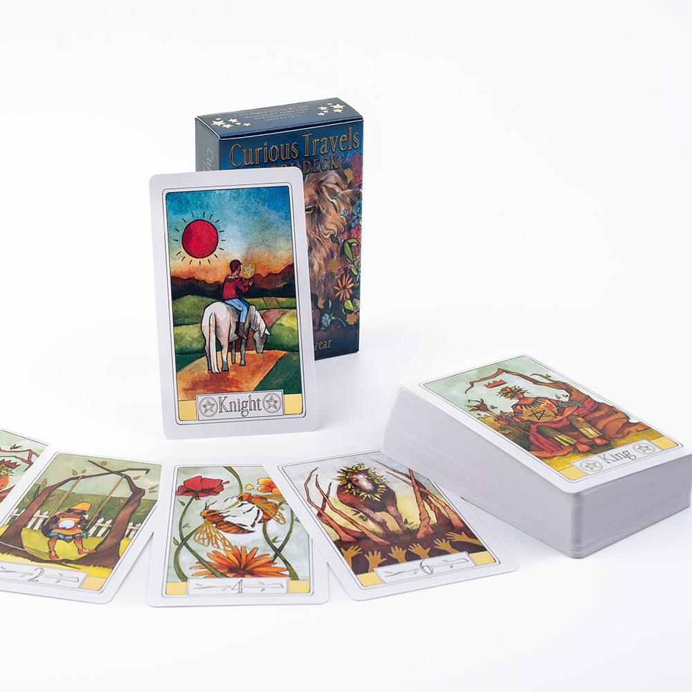 Ciekawe podróże Tarot 10,3 * 6 – Board Game Illustration recenzja i cena