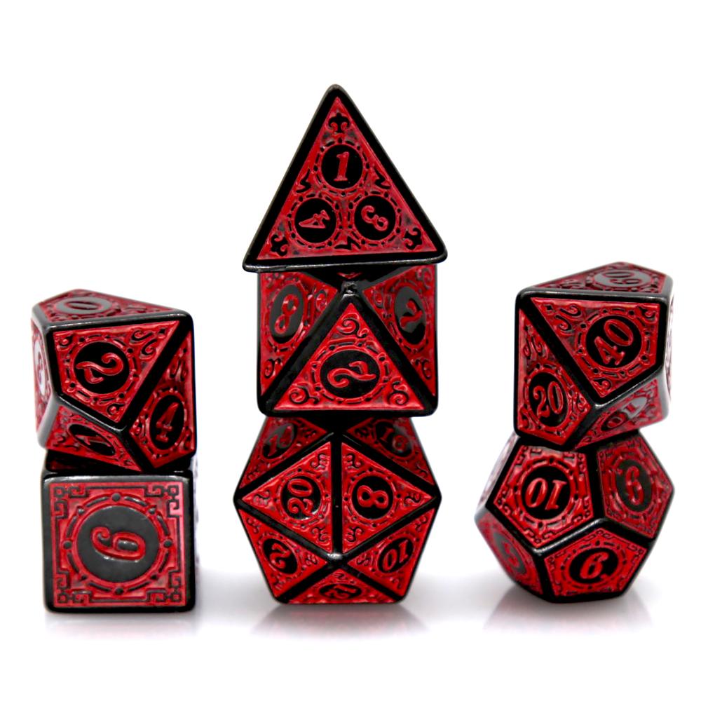 7-częściowy zestaw czarno-czer – Board Game Live recenzja i cena